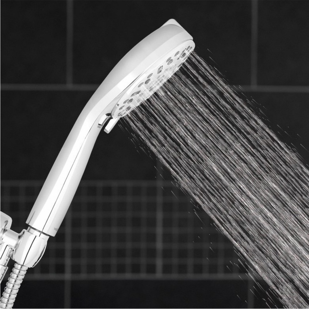 EUC Single Water Pik Hose PowerSpray Shower Head, Multiple Settings All Chrome - Picture 12 of 13